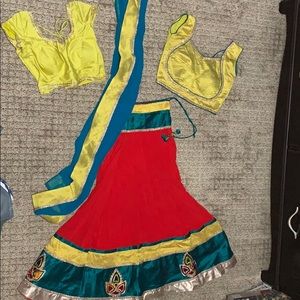 Indian Lengha (chanya choli)

Two Blouses